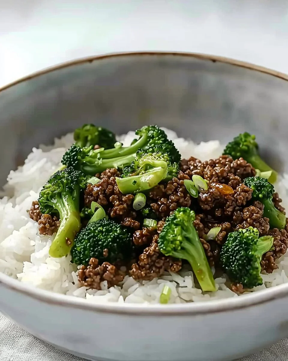 Ground Beef and Broccoli Stir Fry