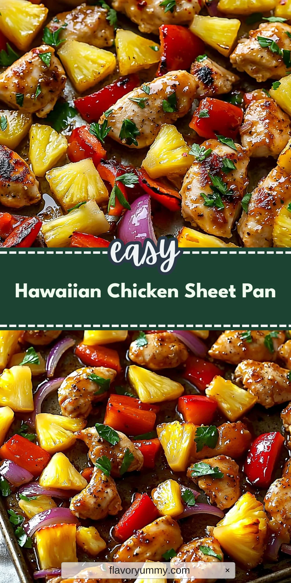 Hawaiian Chicken Sheet Pan
