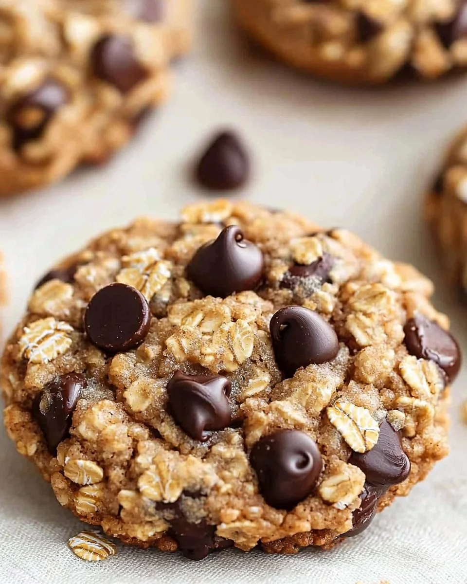 Healthy Oatmeal Chocolate Chip Cookies