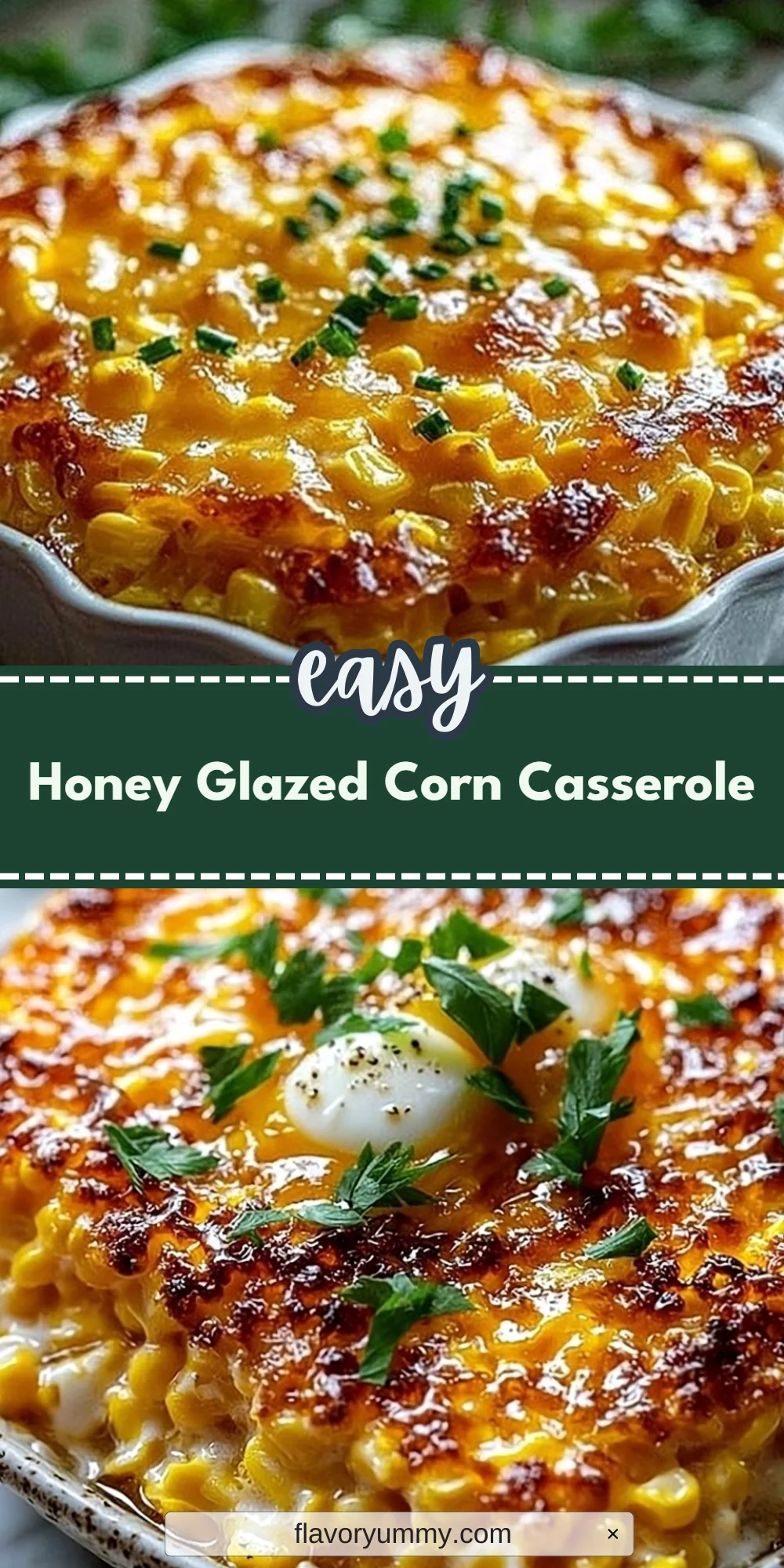 Honey Glazed Corn Casserole