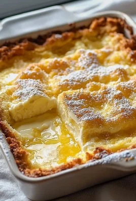 Delicious Lemon Cream Cheese Dump Cake served on a plate