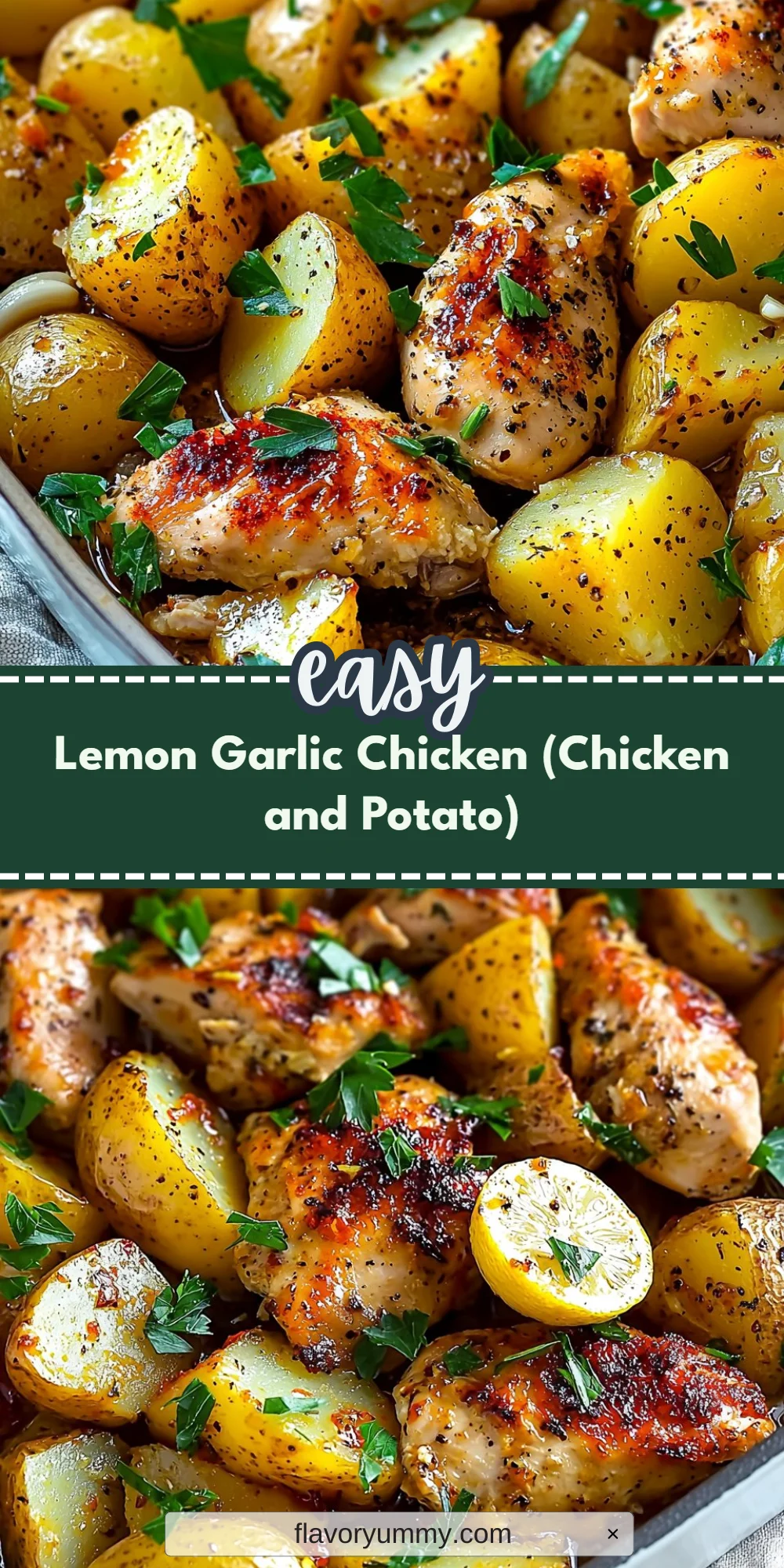Lemon Garlic Chicken (Chicken and Potato)