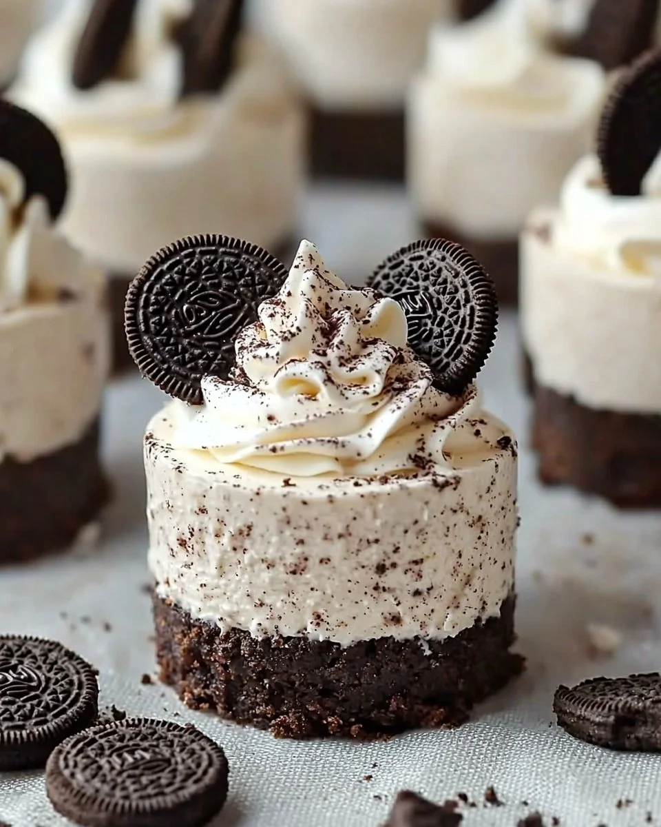 No-Bake Oreo Cheesecakes