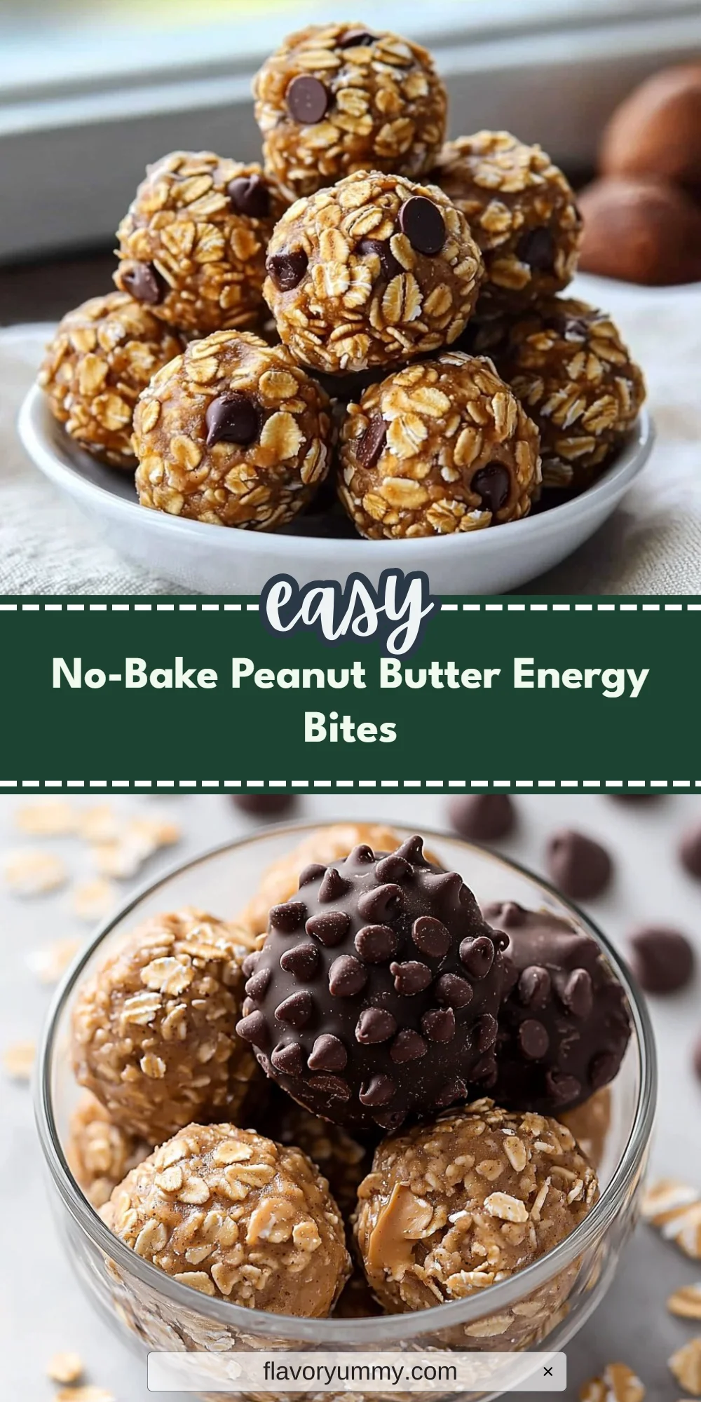 No-Bake Peanut Butter Energy Bites