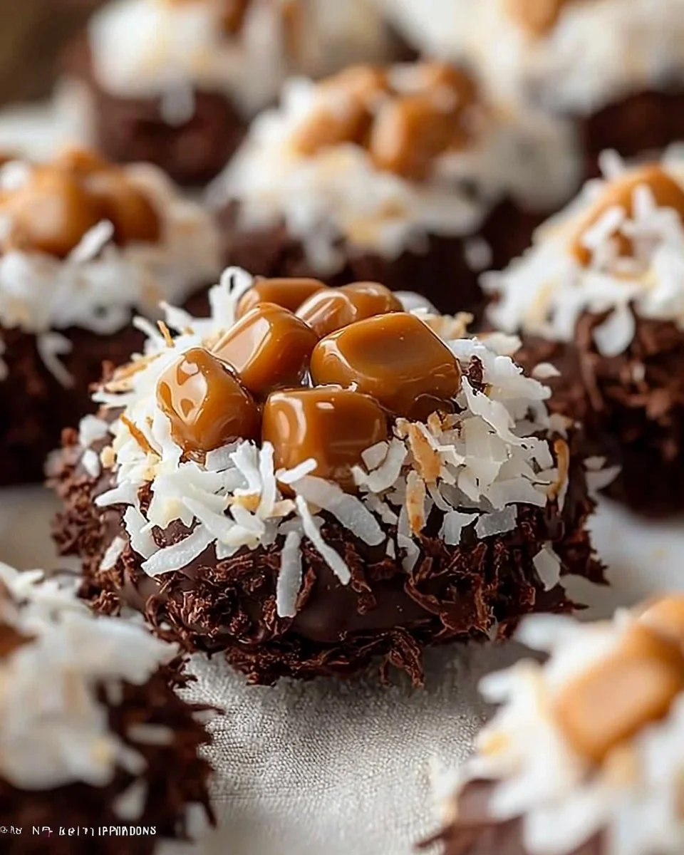 No Bake Samoa Cookies