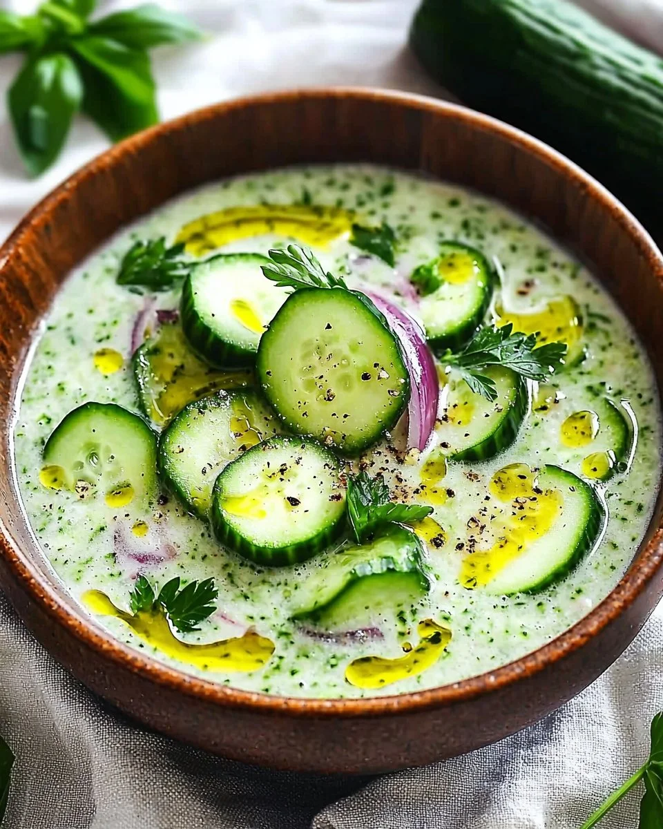 No-Cook Cucumber Gazpacho