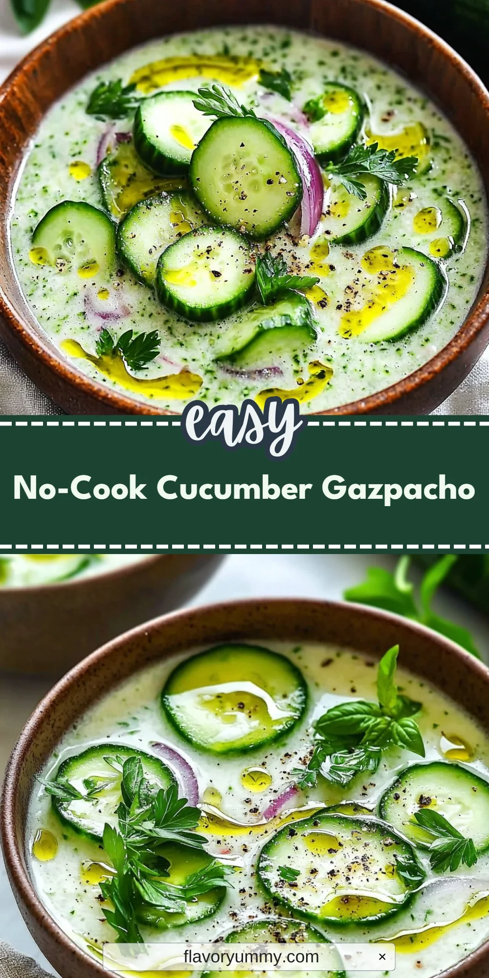 No-Cook Cucumber Gazpacho