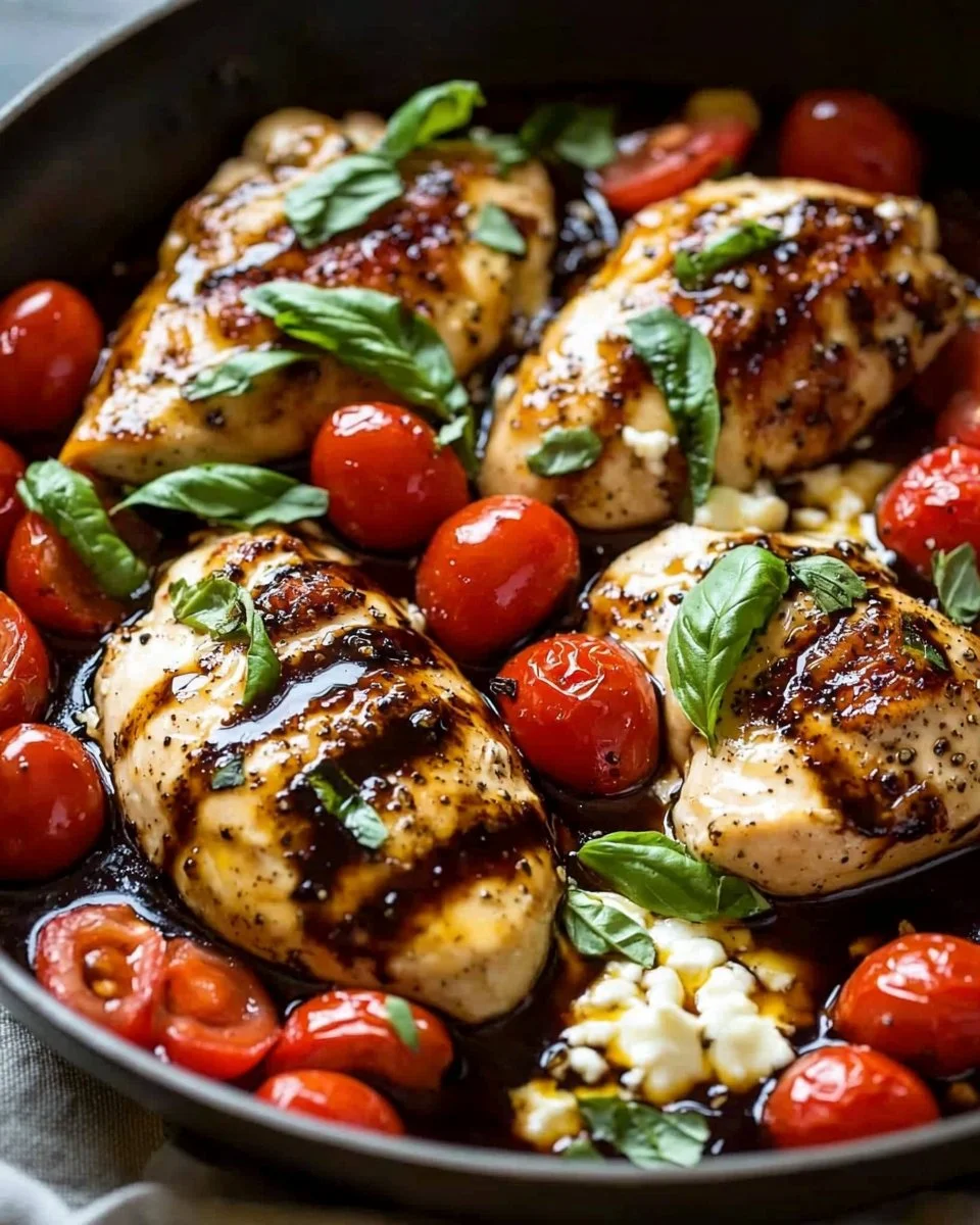 One-Pan Juicy Chicken with Balsamic Sauce