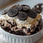 Delicious Oreo Dump Cake made with only 5 ingredients