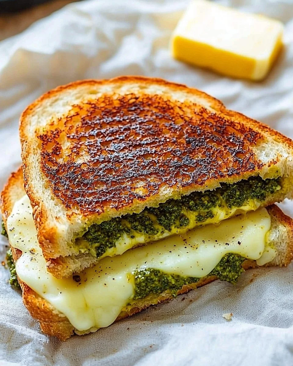 Pesto Grilled Cheese