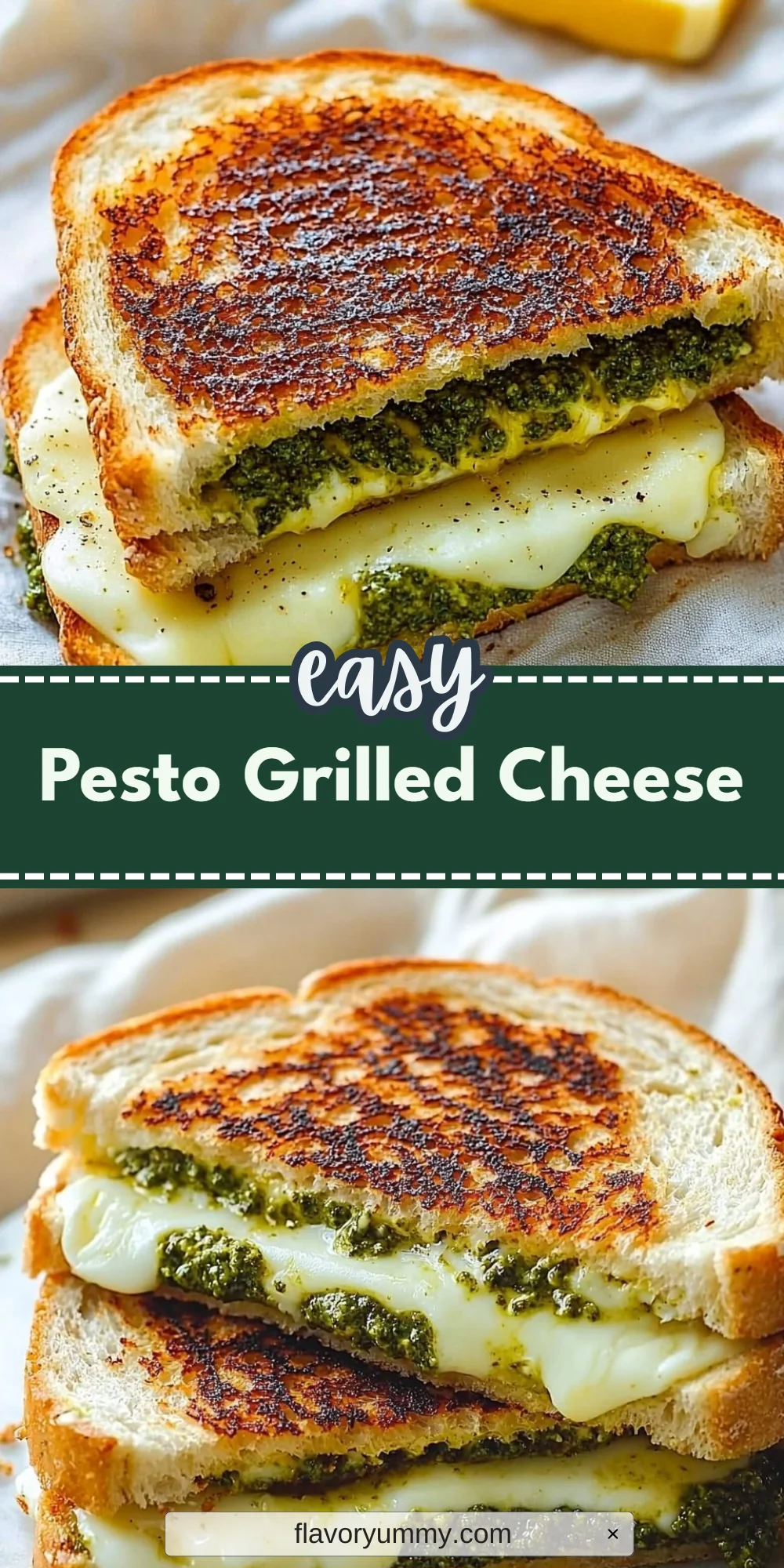 Pesto Grilled Cheese