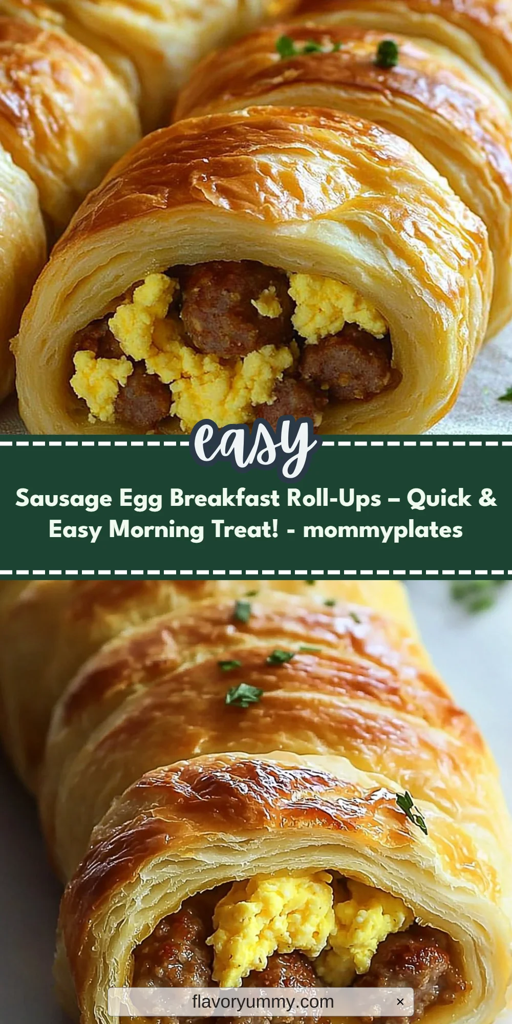 Sausage Egg Breakfast Roll-Ups – Quick & Easy Morning Treat! - mommyplates