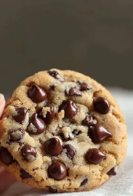 Single-serve bakery style chocolate chip cookies on a plate