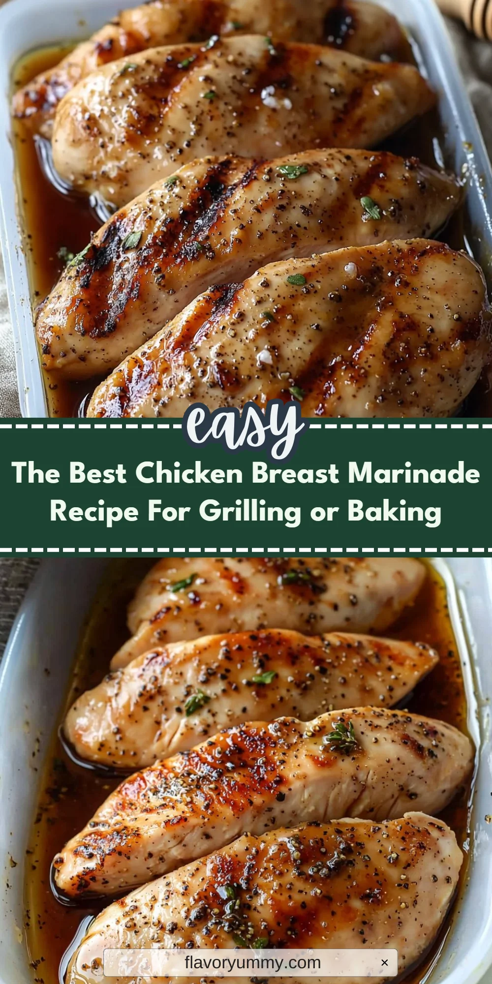 The Best Chicken Breast Marinade Recipe For Grilling or Baking