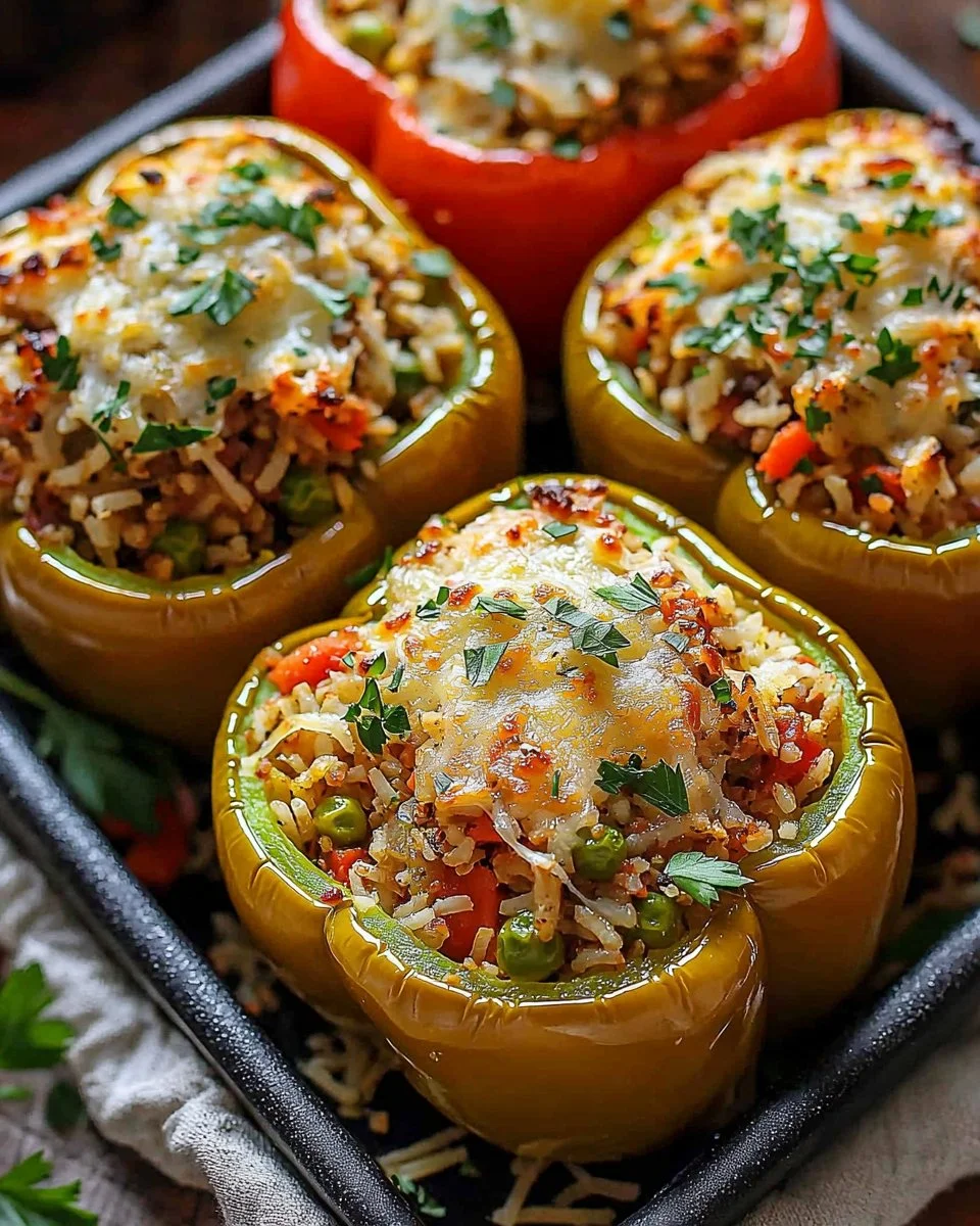 Vegetarian Stuffed Bell Peppers