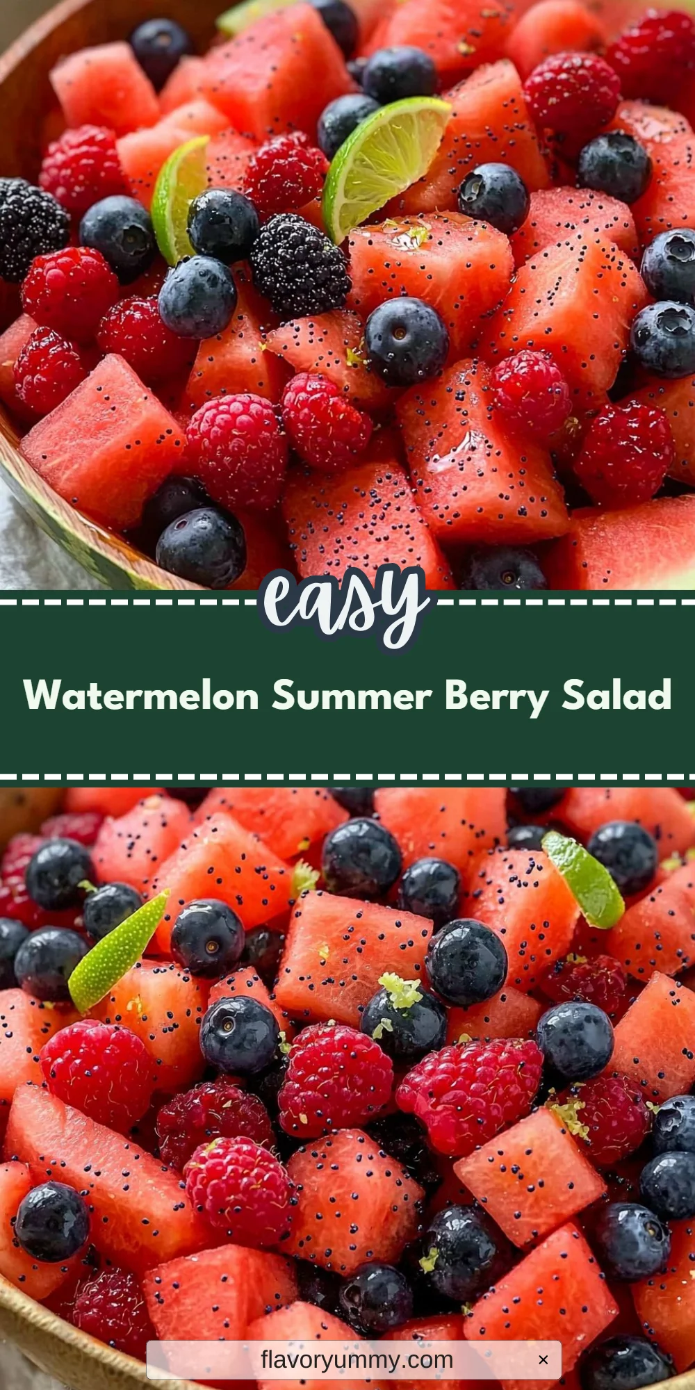 Watermelon Summer Berry Salad