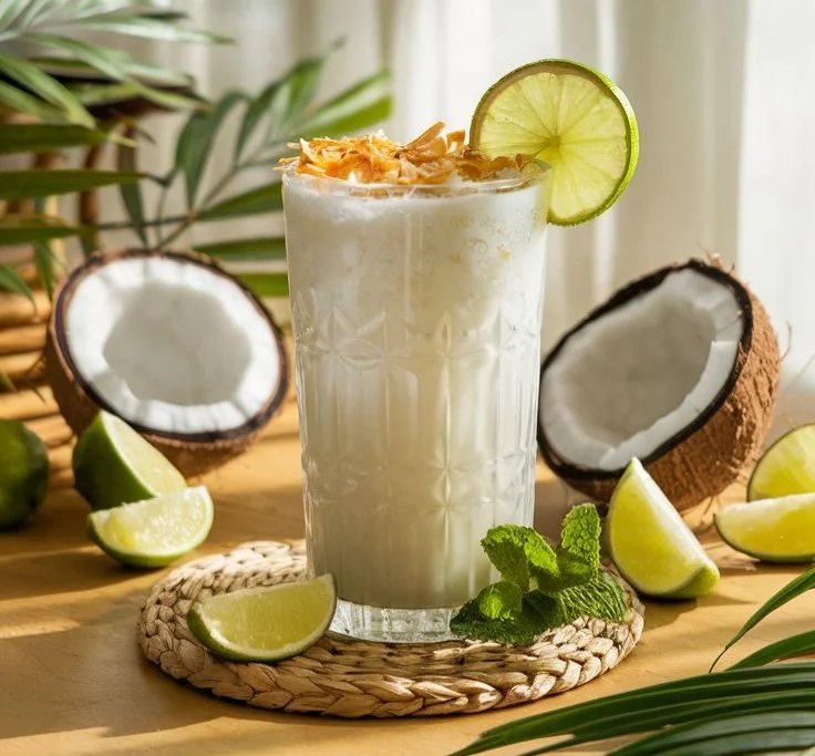 Coconut Lime Refresher Mocktail