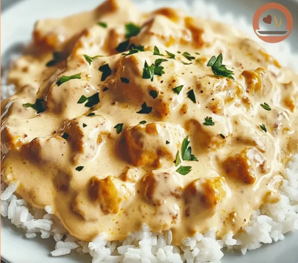 Creamy Smothered Chicken and Rice