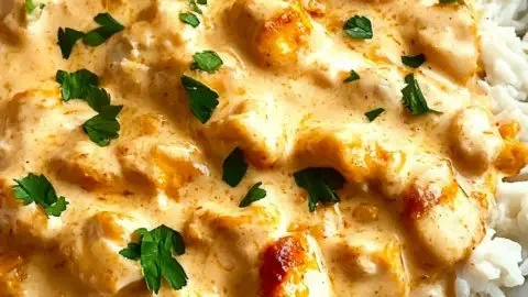 Creamy Smothered Chicken and Rice