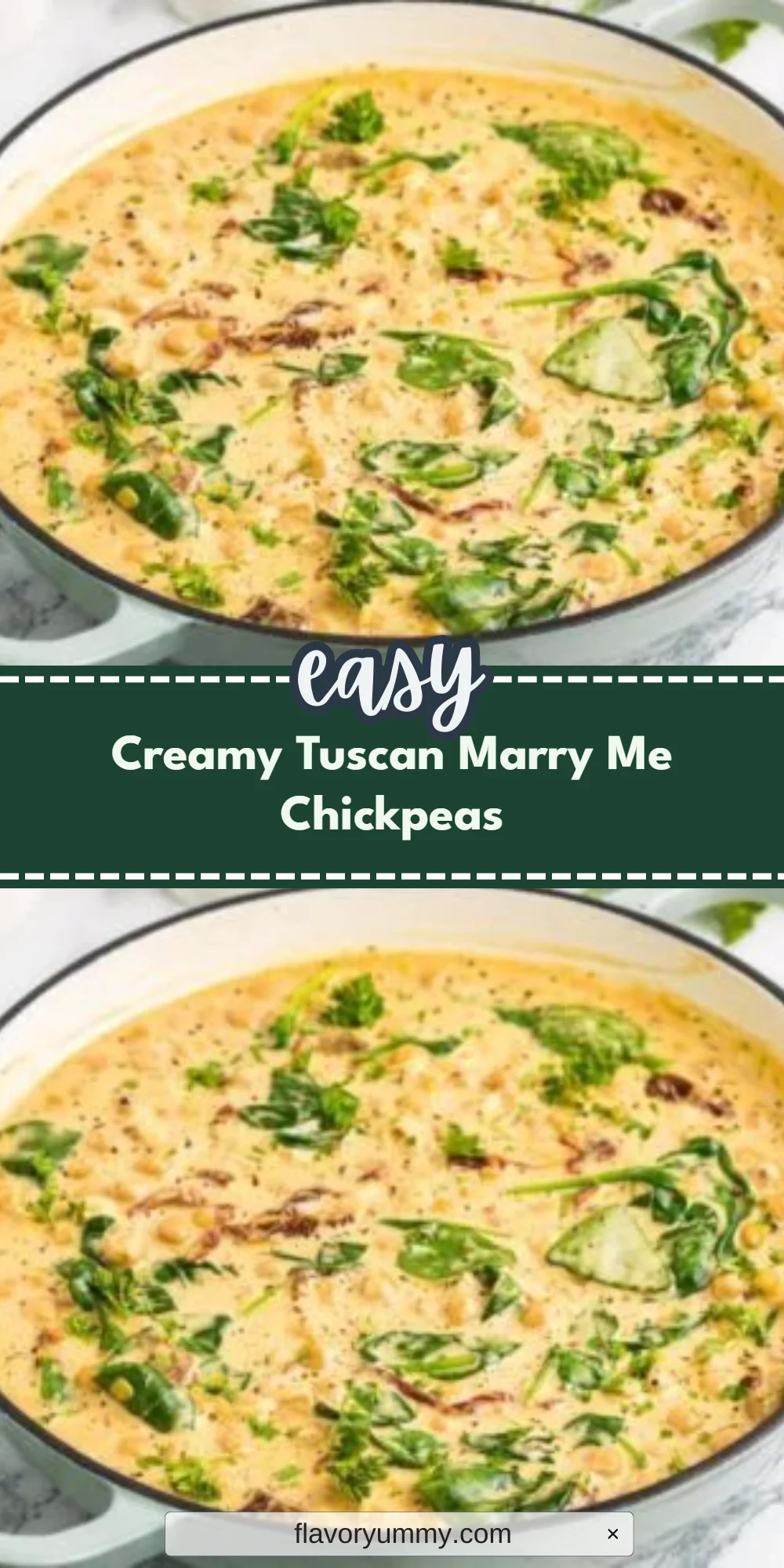 Creamy Tuscan Marry Me Chickpeas