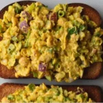 Delicious Curried Chickpea Salad with colorful vegetables and spices