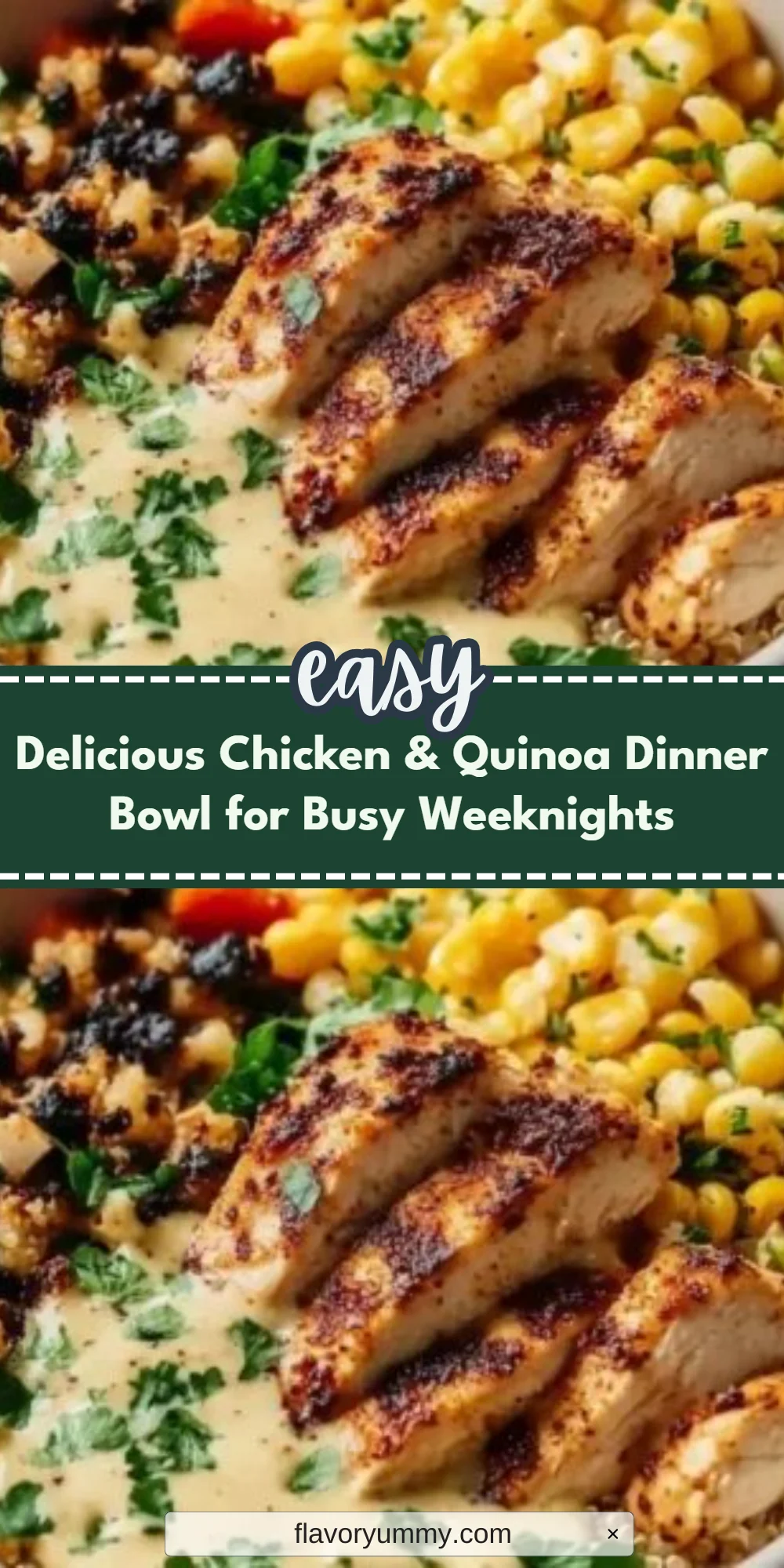 Delicious Chicken & Quinoa Dinner Bowl for Busy Weeknights