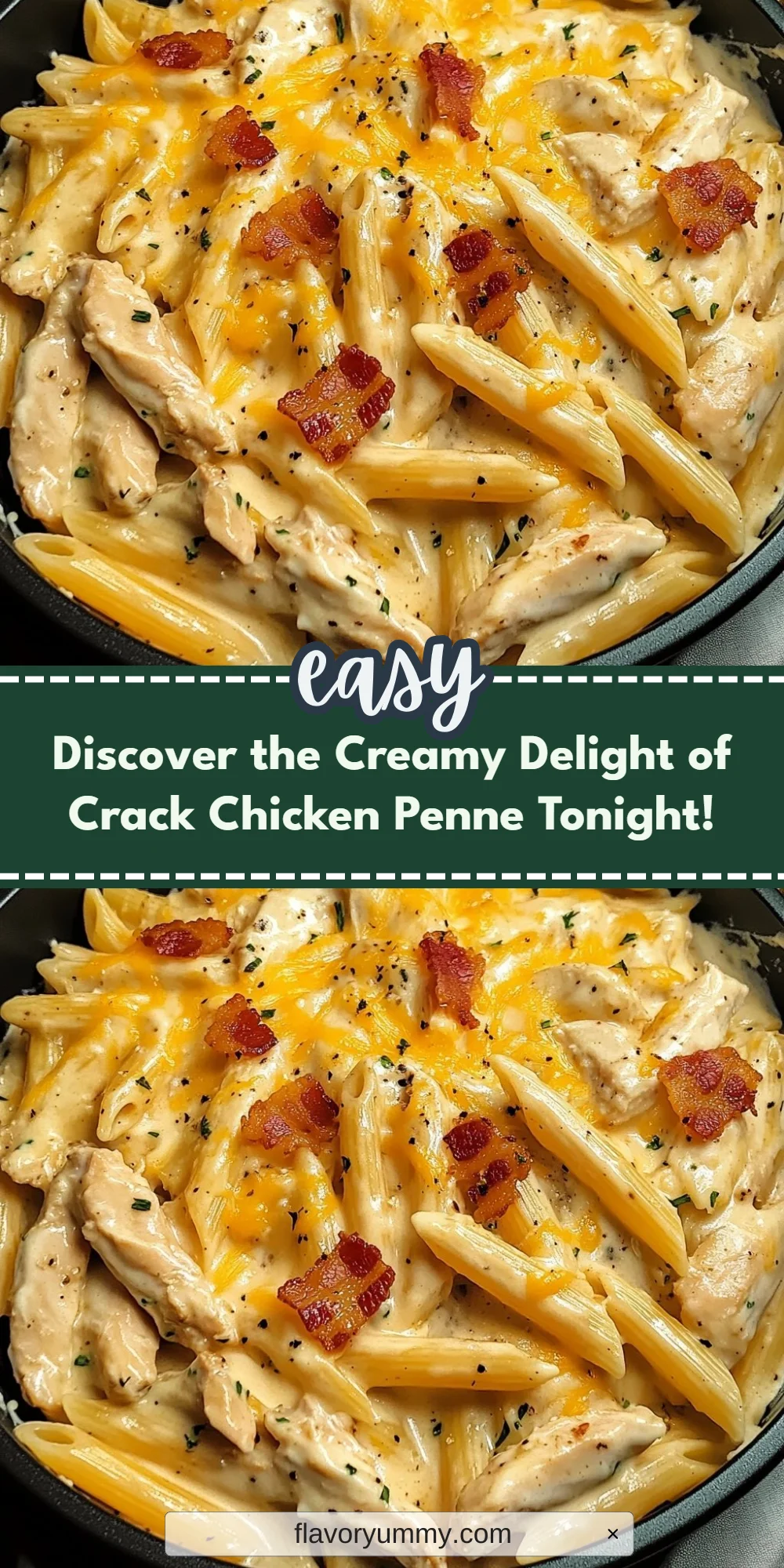 Discover the Creamy Delight of Crack Chicken Penne Tonight!