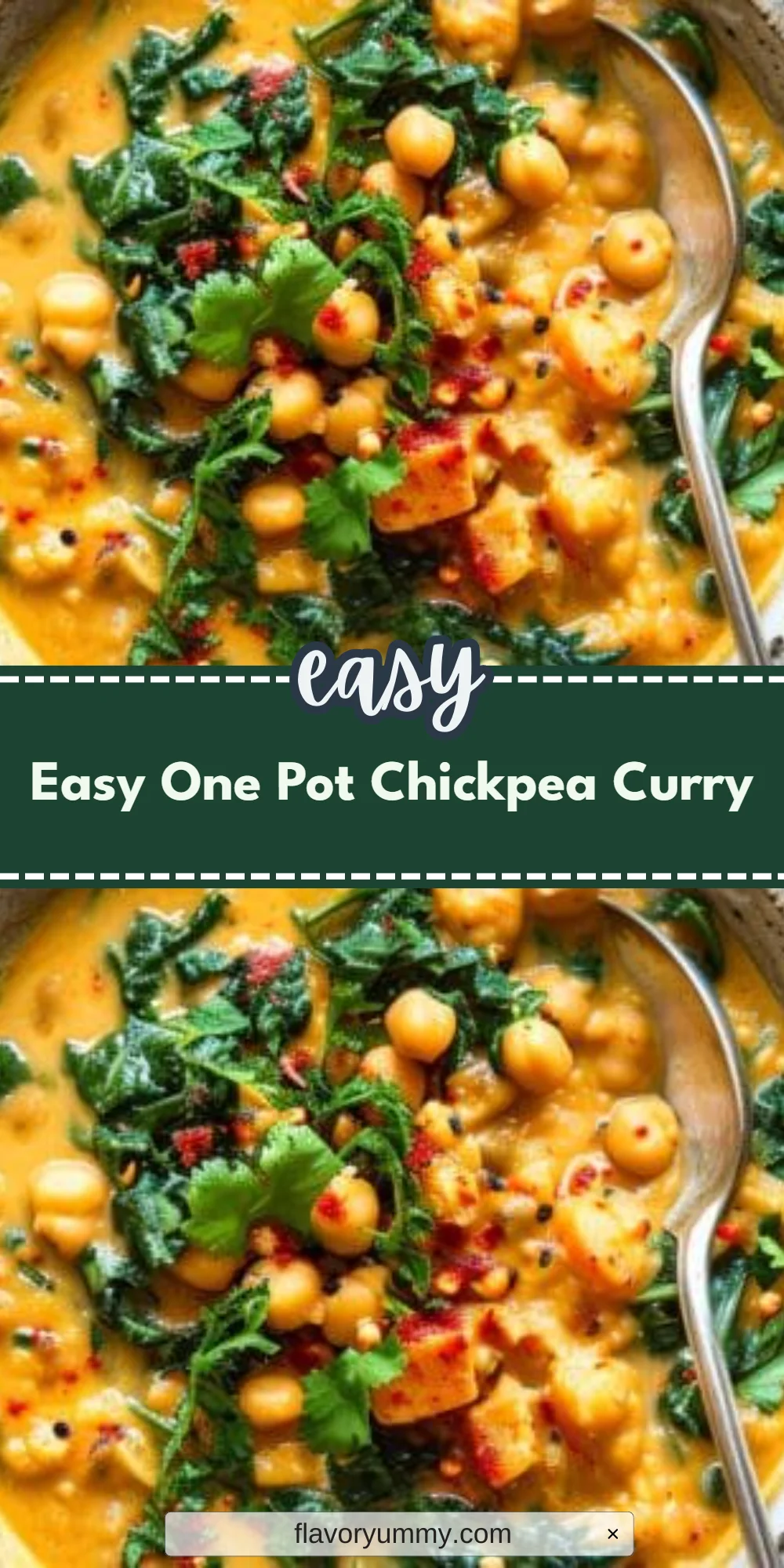 Easy One Pot Chickpea Curry