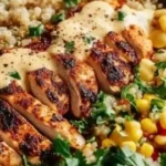 Flavor-packed chicken quinoa dinner bowl packed with nutrients and taste