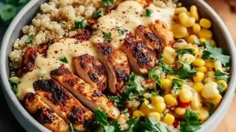 Flavor-Packed Chicken & Quinoa Dinner Bowl You'll Crave