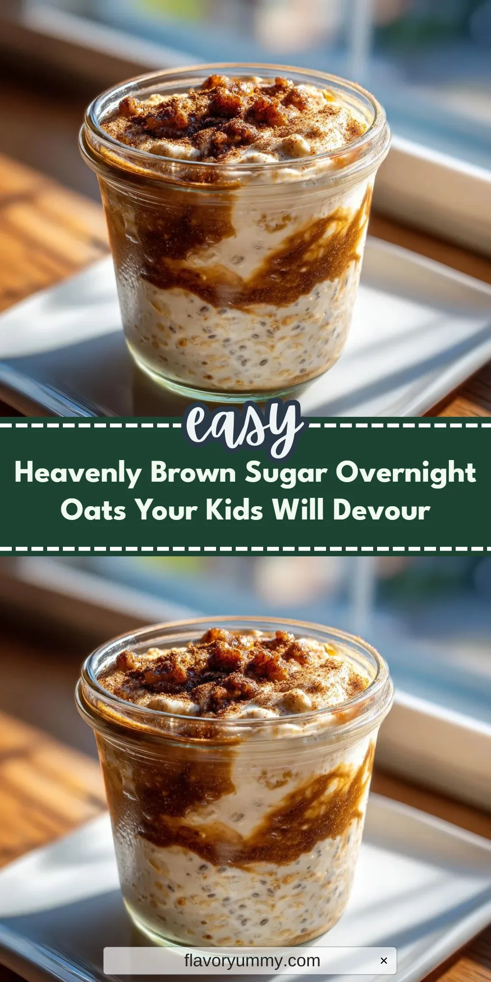 Heavenly Brown Sugar Overnight Oats Your Kids Will Devour