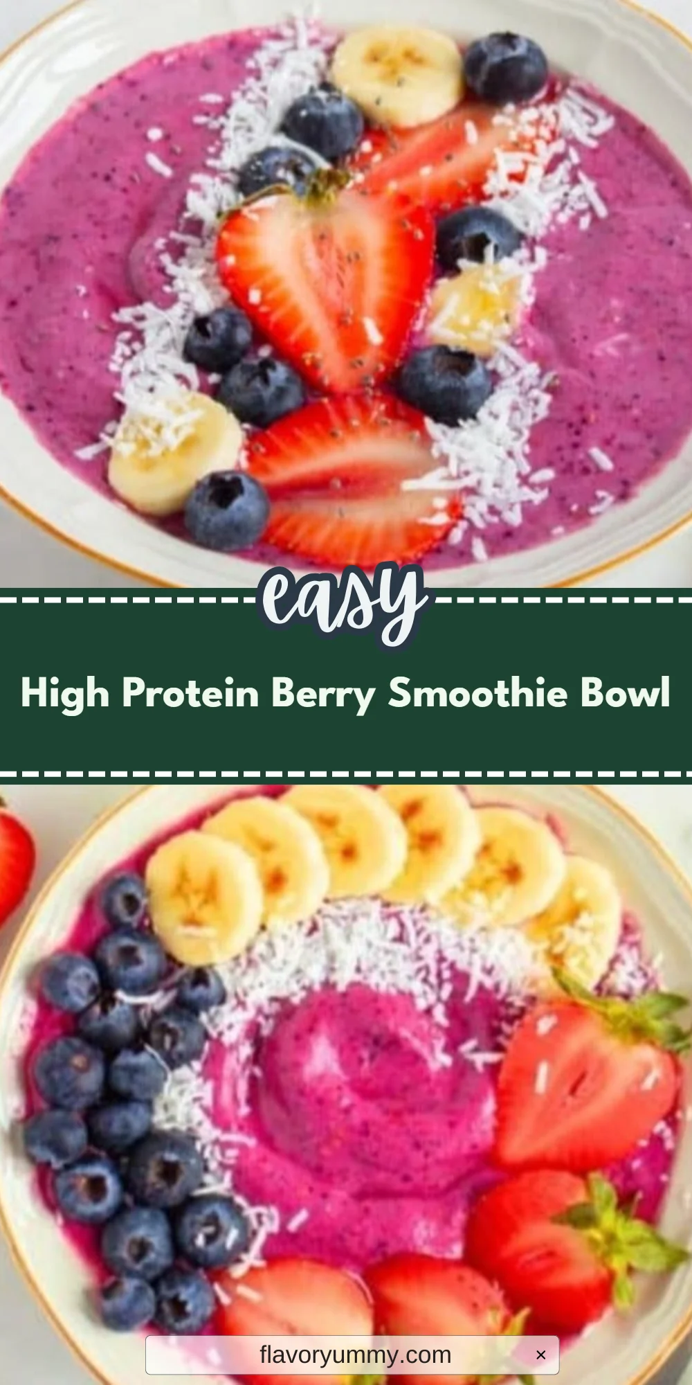 High Protein Berry Smoothie Bowl
