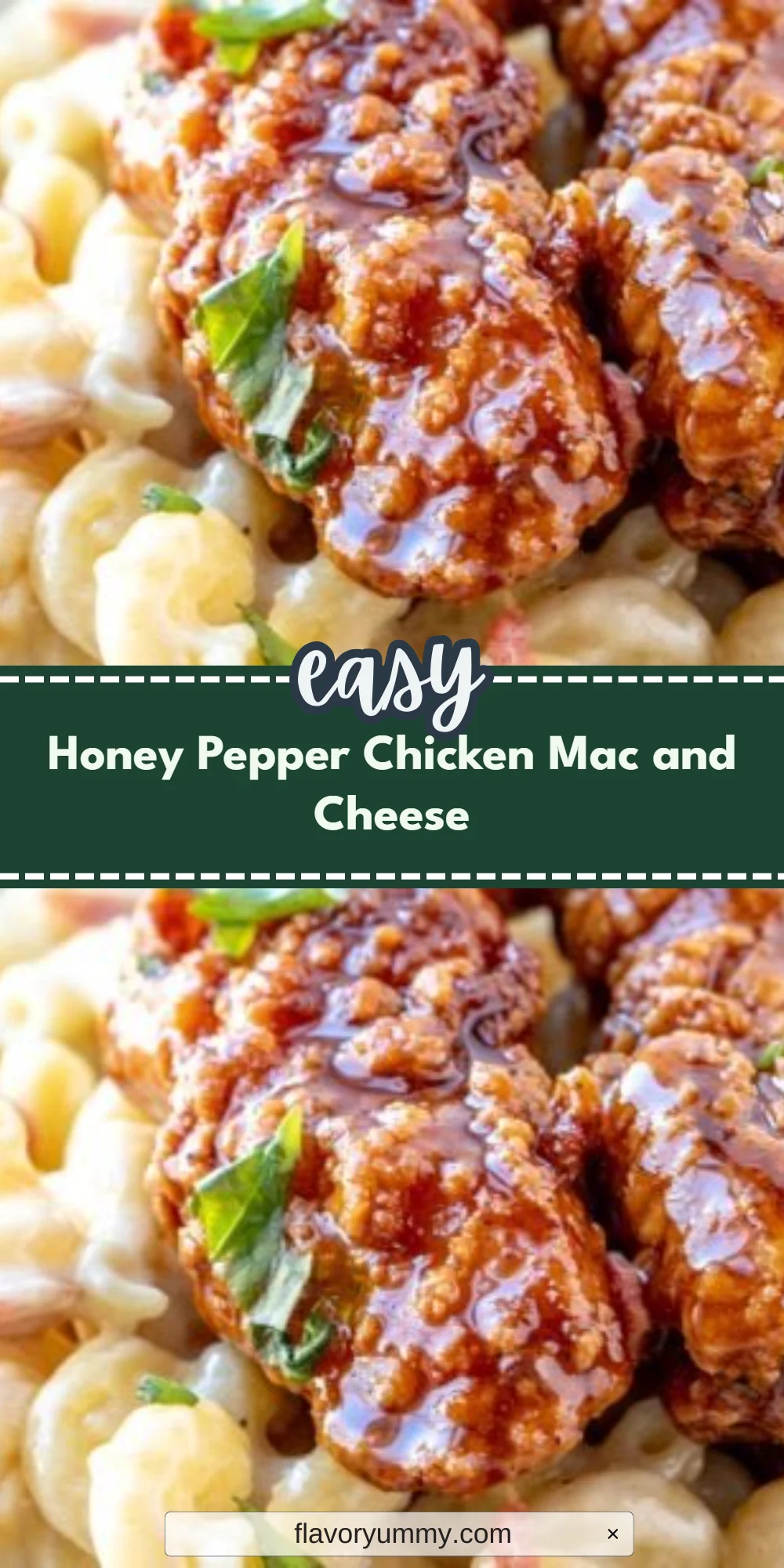 Honey Pepper Chicken Mac and Cheese