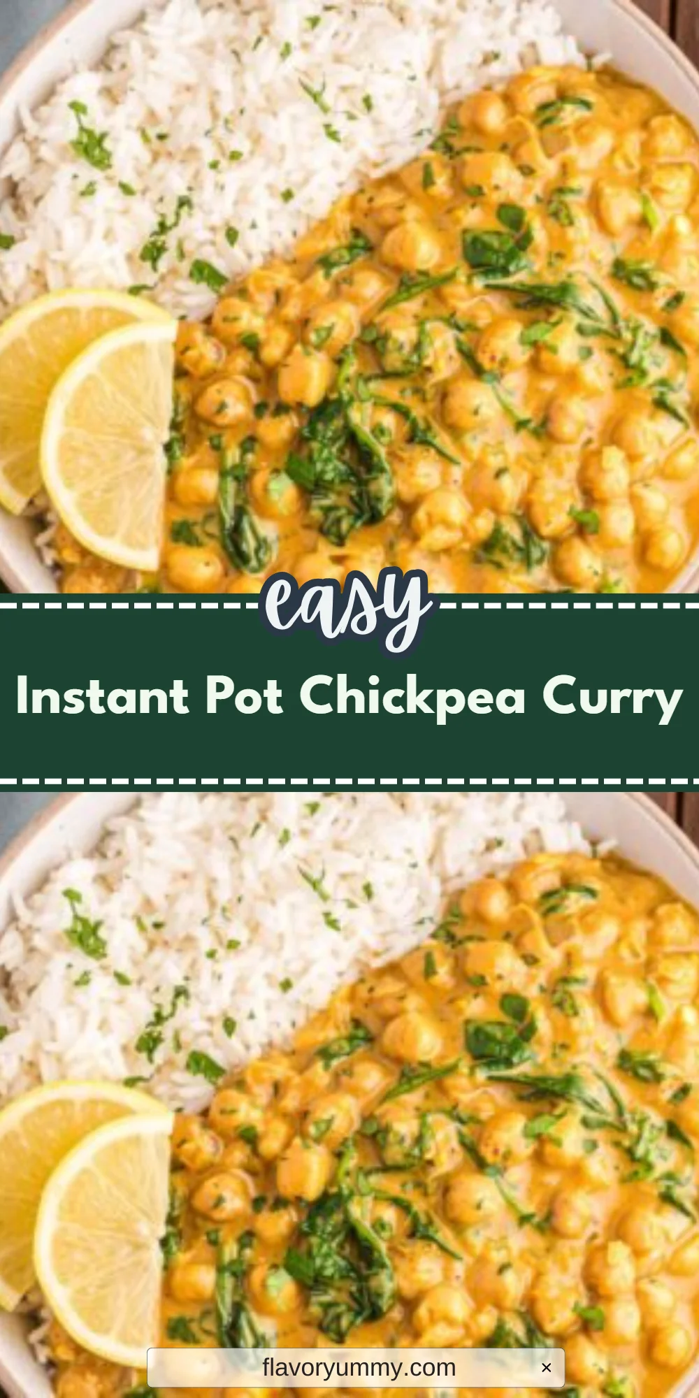 Instant Pot Chickpea Curry