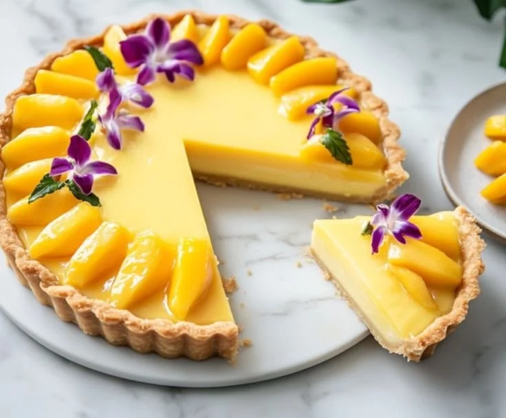 Mango Curd Tart