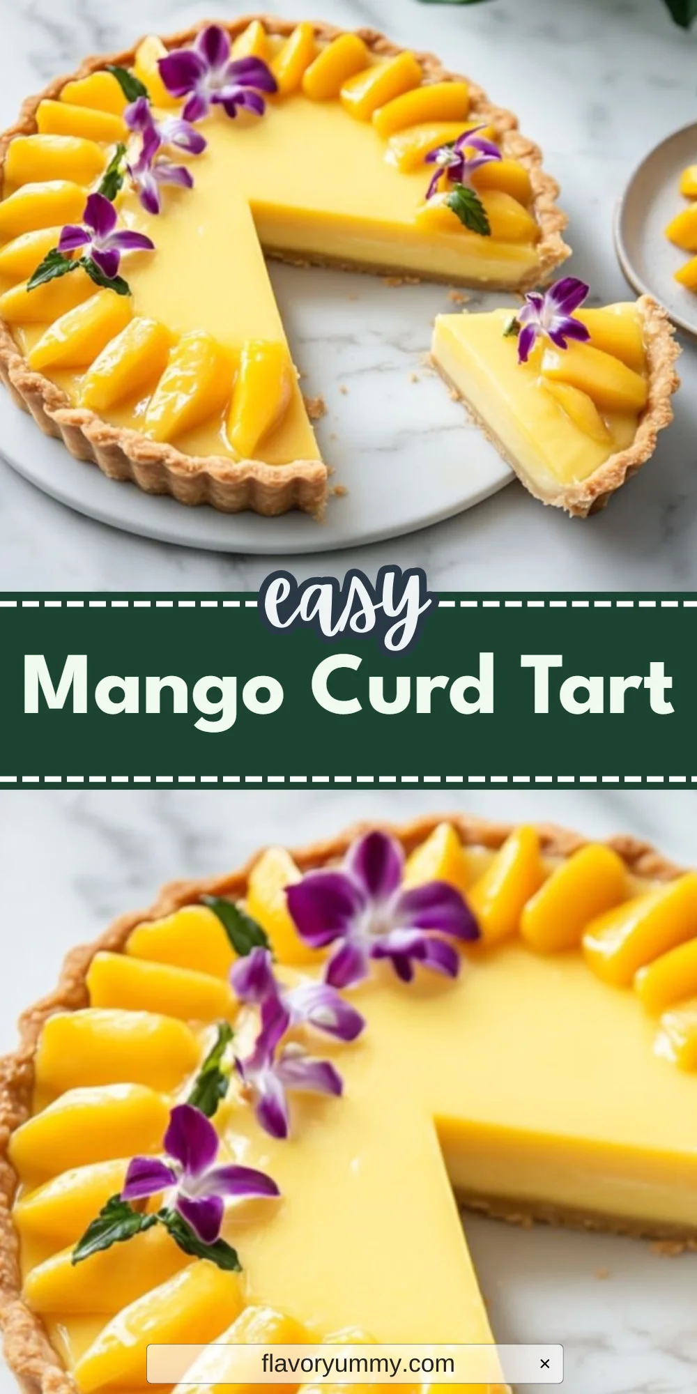 Mango Curd Tart