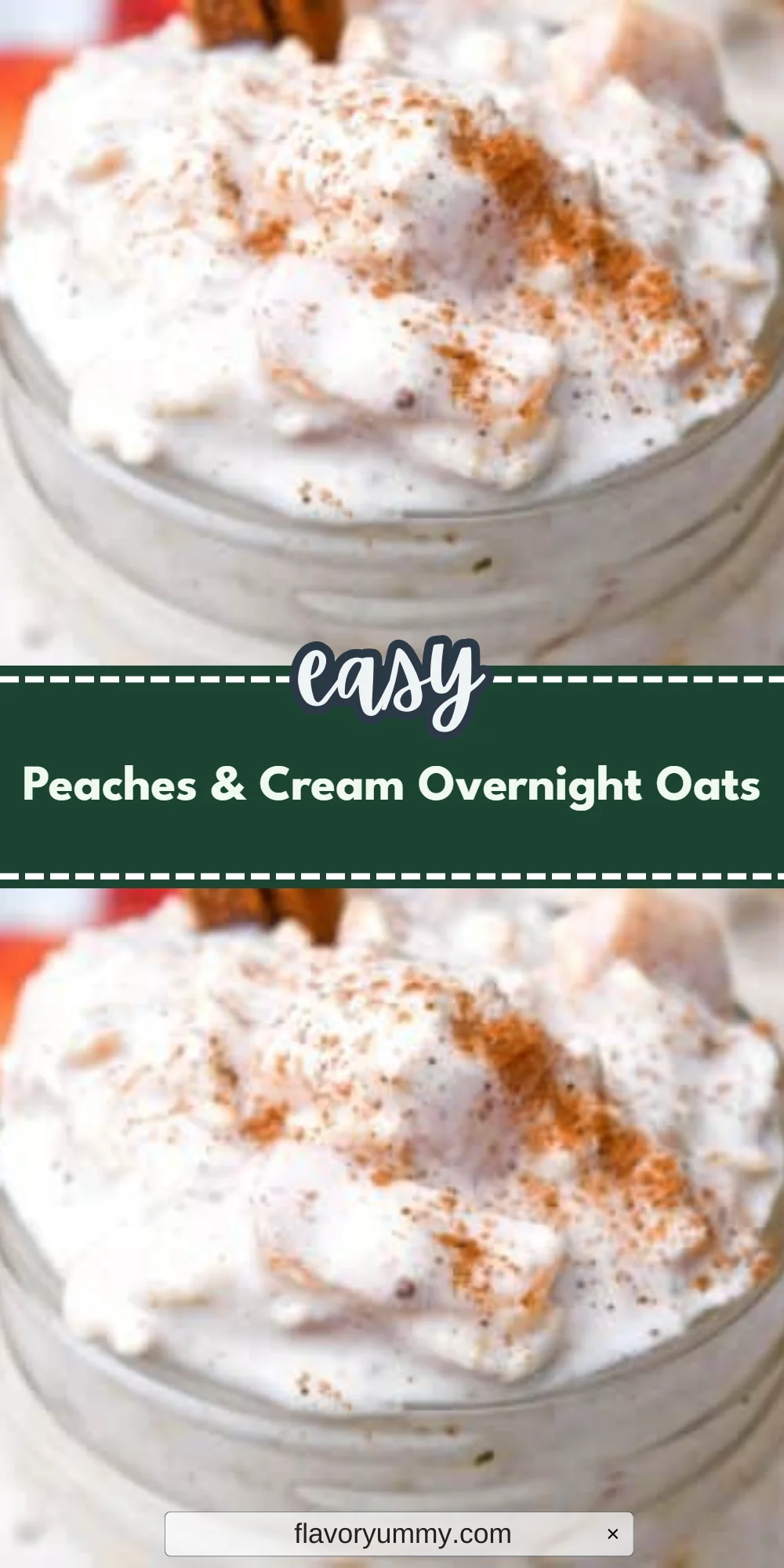 Peaches & Cream Overnight Oats
