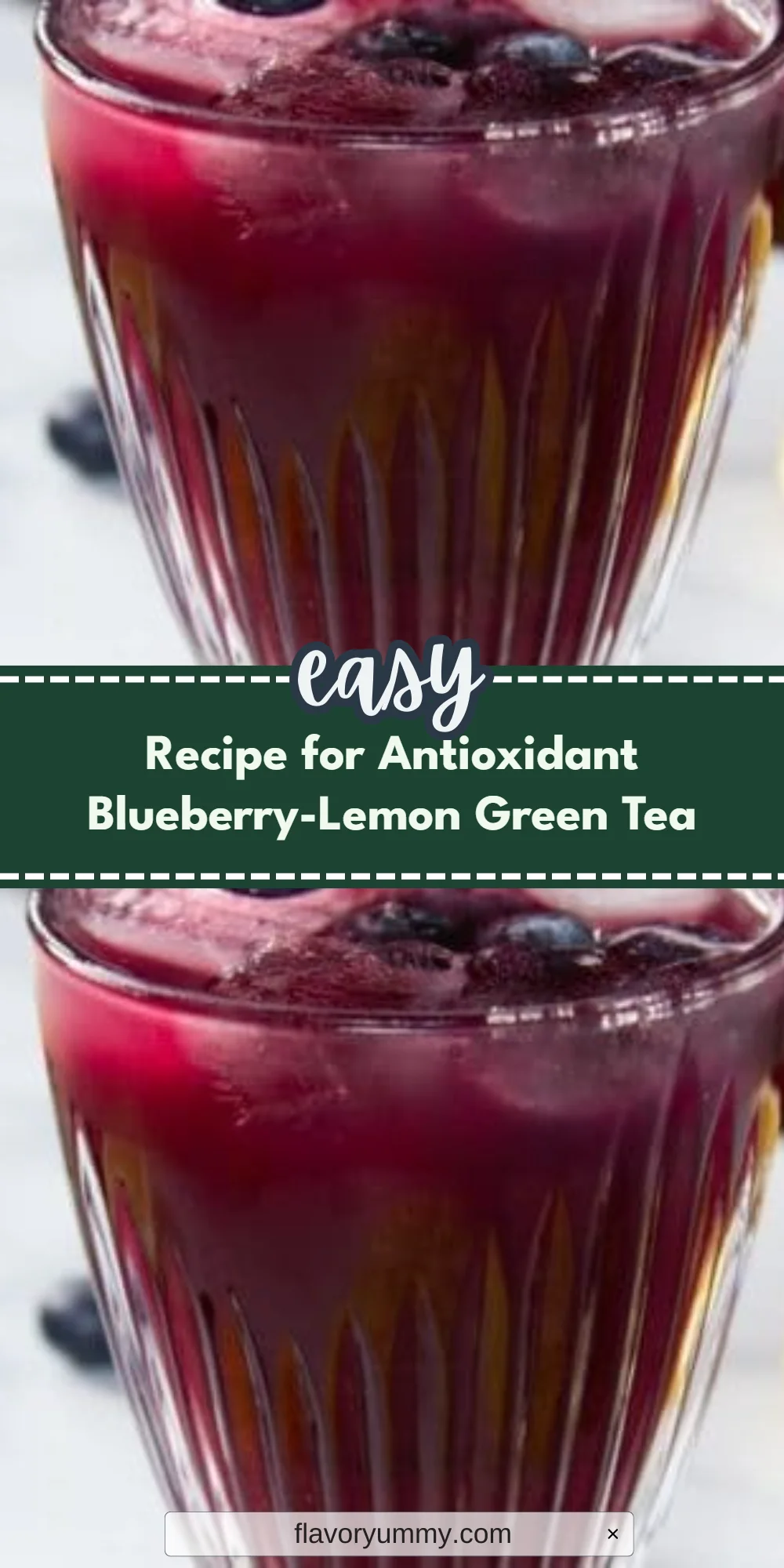 Recipe for Antioxidant Blueberry-Lemon Green Tea