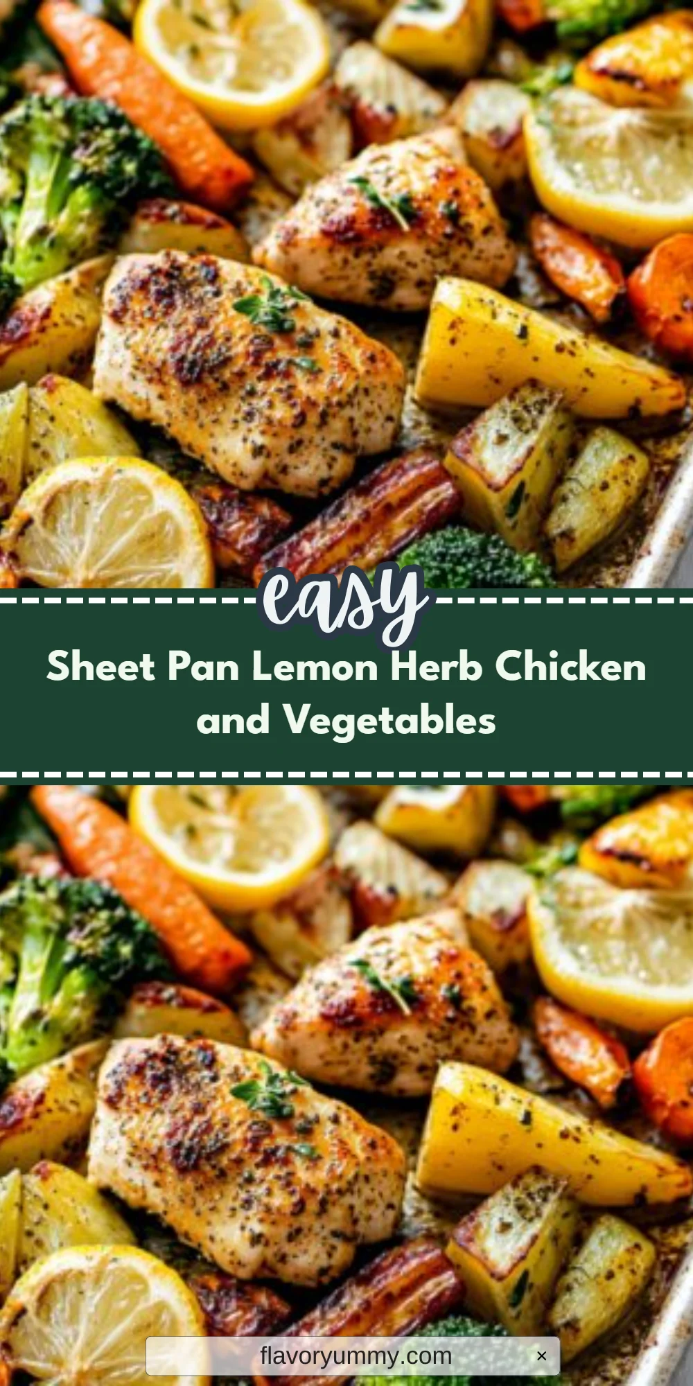 Sheet Pan Lemon Herb Chicken and Vegetables