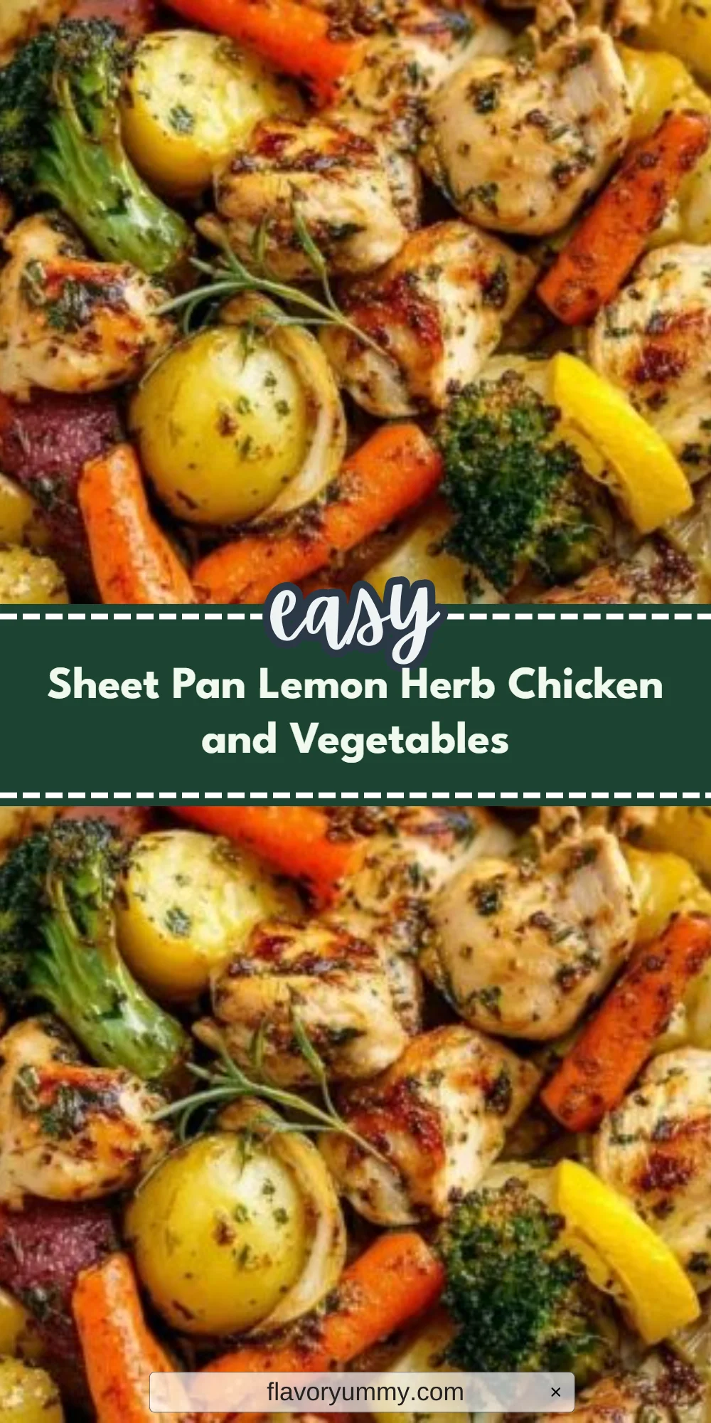 Sheet Pan Lemon Herb Chicken and Vegetables