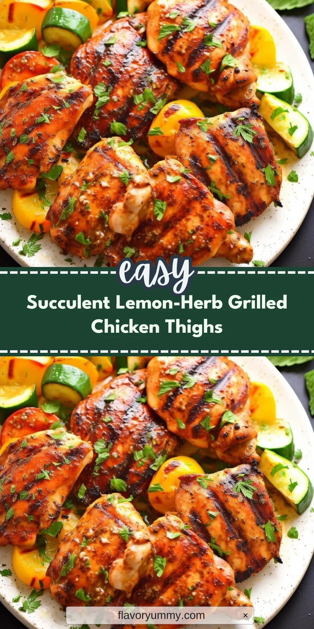 Succulent Lemon-Herb Grilled Chicken Thighs