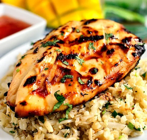 Sweet Chili Coconut-Lime Grilled Chicken