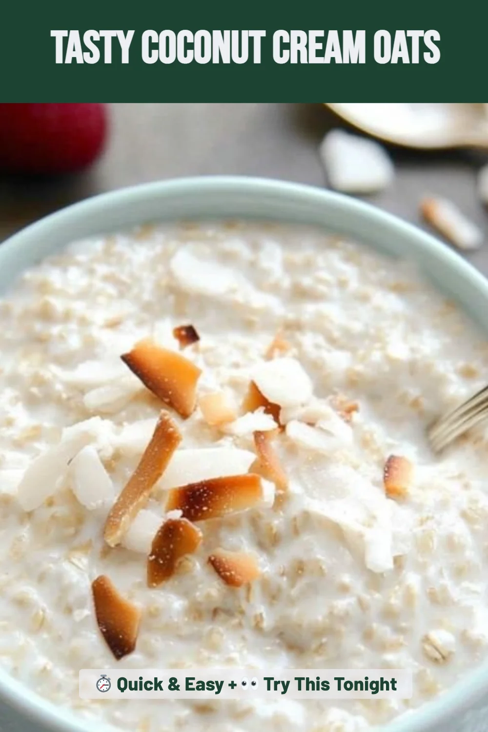 Tasty Coconut Cream Oats