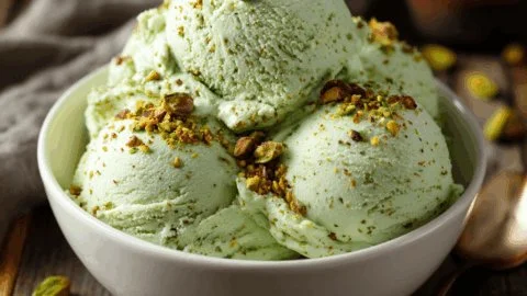 Authentic Italian Pistachio Gelato