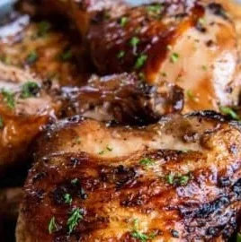 Delicious grilled chicken marinated for optimal flavor and tenderness