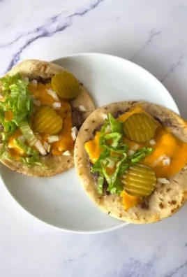 Big Mac Smash burger taco recipe with layered flavors and toppings