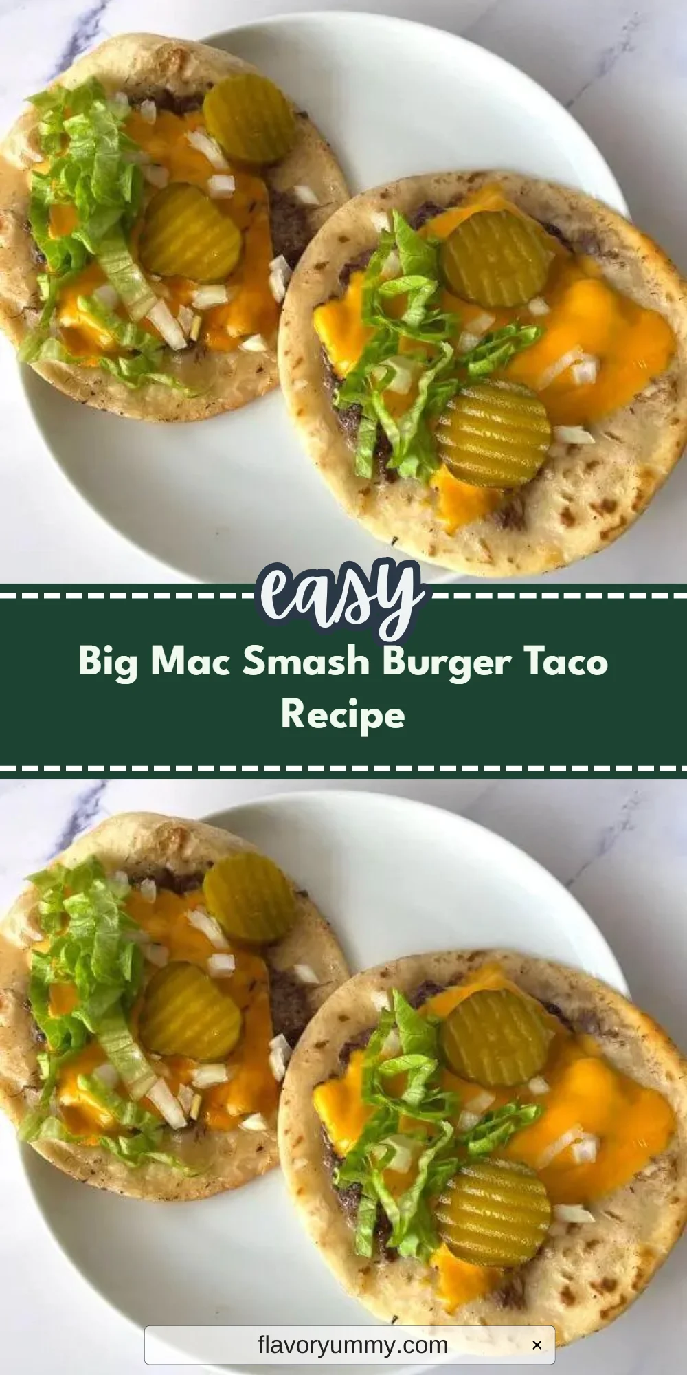 Big Mac Smash Burger Taco Recipe