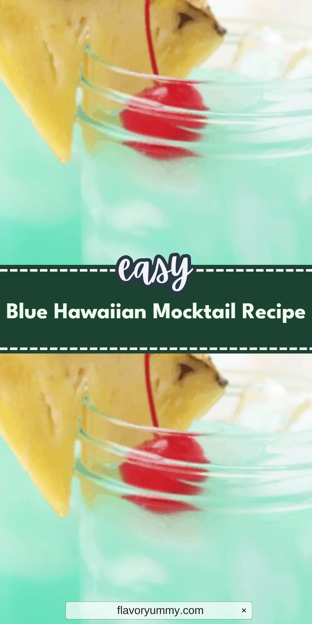 Blue Hawaiian Mocktail Recipe