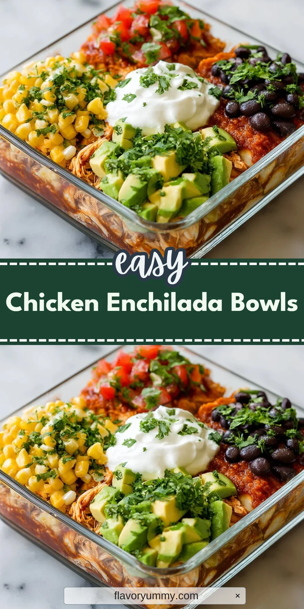 Chicken Enchilada Bowls