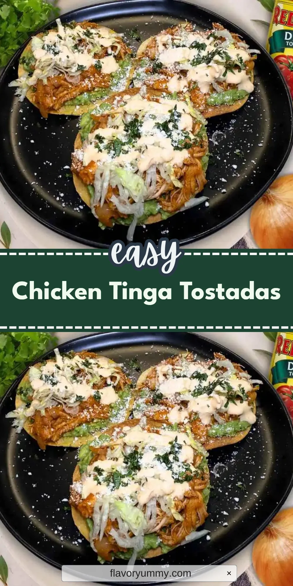 Chicken Tinga Tostadas